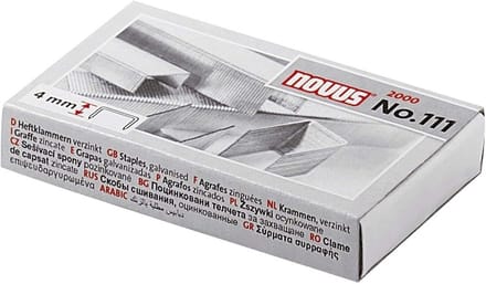 Tacker nietjes Type 111 - 2000 Stuks - Gegalvaniseerd Staal