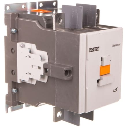 Contactor 225A 3P 110Kw 230V Ac/Dc 2O2W Mc-225A 230Ac/Dc 2A2B