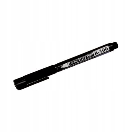 Kamet K-100 Permanente Marker Zwart - 0.8-1.2mm