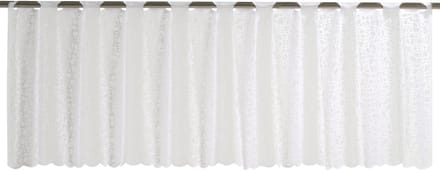 Elbersdrucke Bistro Gordijn Membran 45x160 cm wit semi-transparant
