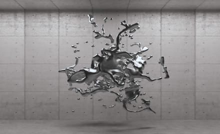 Abstract Concrete Paint Design Photo Wallcovering