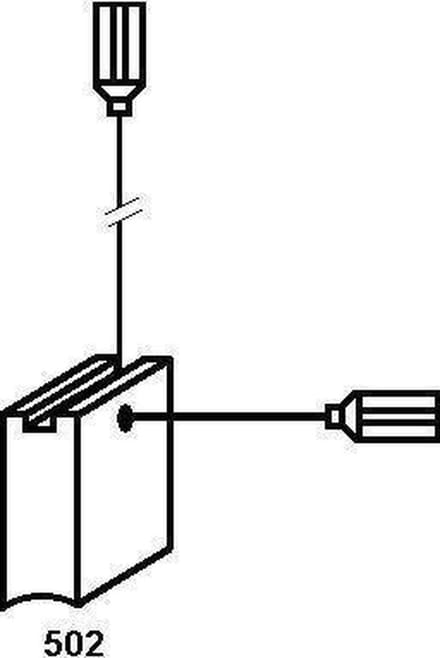Koolborstel-set 1146 voor Bosch handgereedschap, met automatische stop