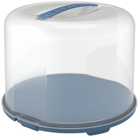Rotho Fresh Taartdoos XL 35.5x34.5x26 cm Horizon Blauw/Transparant