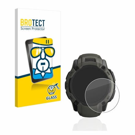 BROTECT - Glas Screenprotector voor Garmin Instinct 2X Solar - Gehard Beschermglas 9H