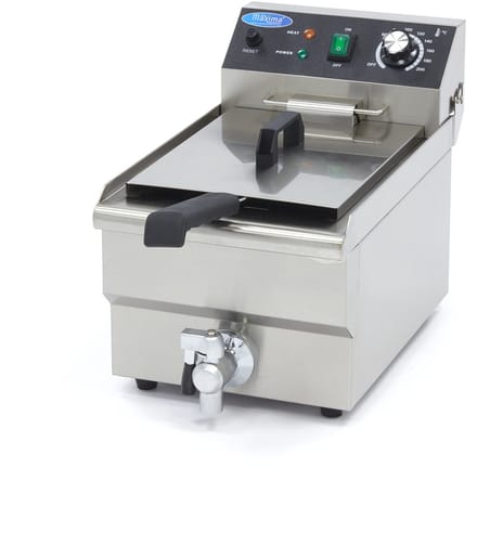 Frituurpan - 10 L - 1 Mand - met Tapkraan