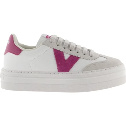 Leren en suede effect sneakers Victoria Barcelona