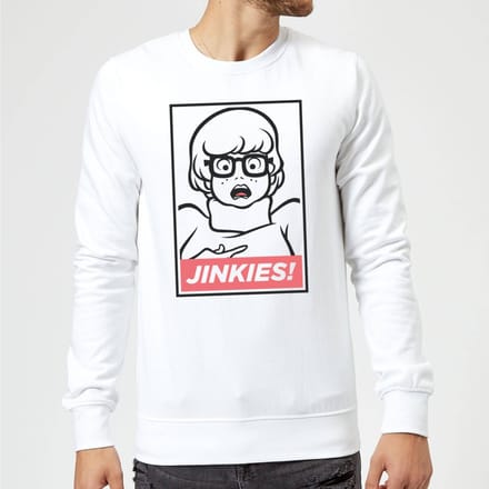 Scooby Doo Jinkies! Sweatshirt - White - XXL