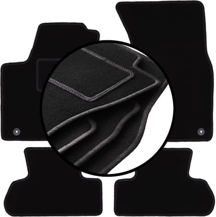 Complete set veloursmatten voor: Audi Q5 I SUV (2008-2017)