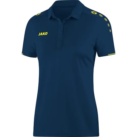 Jako Classico Polo Dames - Citroen / Nachtblauw | Maat: 34