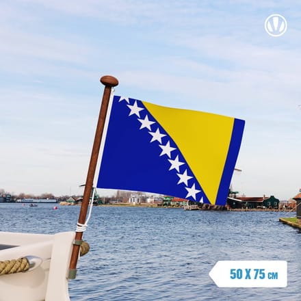 Vlag Bosnië Herzegovina 50x75cm