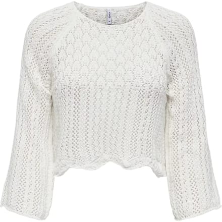 regular fit gebreide trui van katoenmix model 'NOLA LIFE'