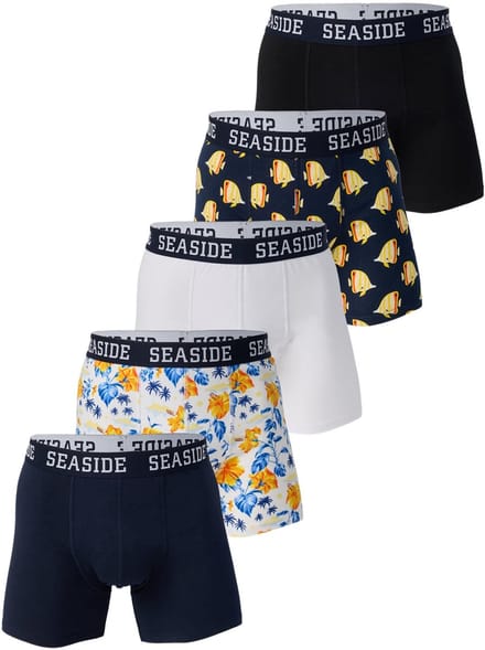 Seaside Classic Boxershorts 5-pack – Vrijetijdskleding heren – Maat M