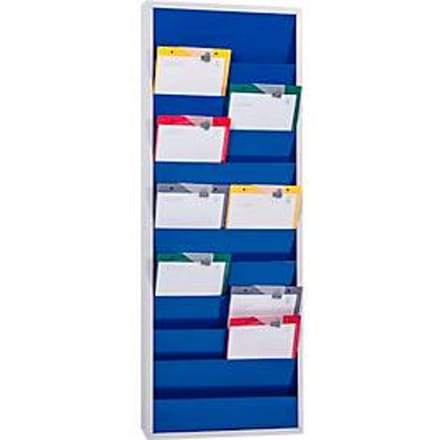 Werkplaatsplanner Eichner 9019-00202, 2 kolommen, voor 20 documenten, blauw