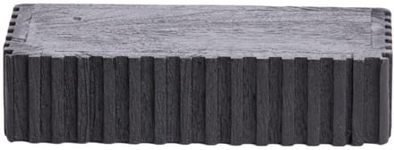 Light & Living Wandplank Gatura Mangohout, 30cm - Zwart