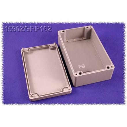 Hammond Electronics 1590ZGRP162PL 1590ZGRP162PL Inlegplaat Plaatstaal Natuur 1 stuk(s)