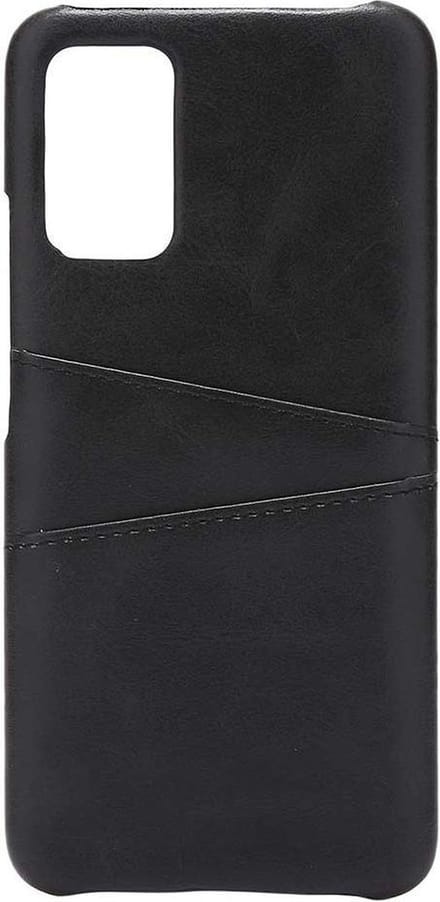 Shop4 - Poco M3 Hoesje - Harde Back Case Cabello met Pasjeshouder Zwart