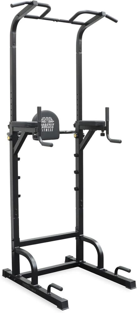 Verstelbare Power Tower en Dip Station - Multifunctionele Pull Up Rack en Dip Stand voor Krachttraining Thuis