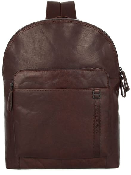 Leren Luiertas / Rugzak - 15 inch - Chicago - Donkerbruin