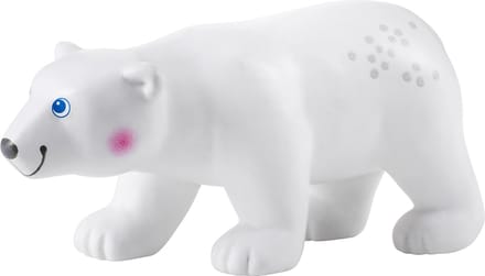 Little Friends Poppenhuispop Ijsbeer Junior 14 X 7 Cm Pvc Wit