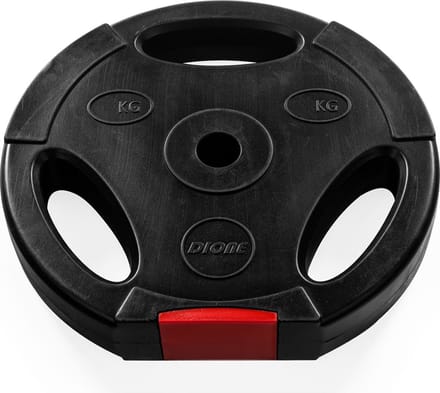 Dione Halterschijf 1.25kg - 30mm - Kunststof