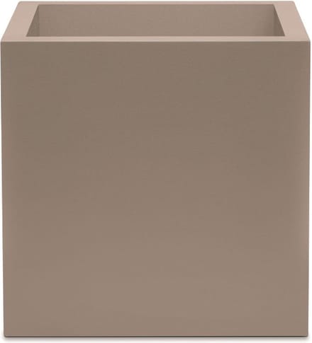 Elezza Cube Matte Plantenbak L40 x B40 x H40 cm - Taupe