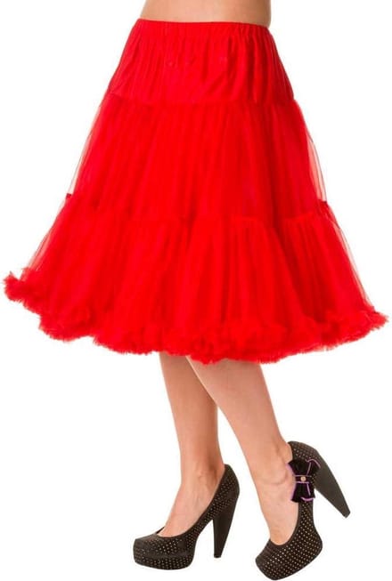 Banned - Starlite Petticoat - Vintage - XL/XXL - Rood