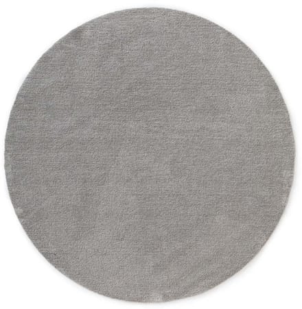 Wasbaar vloerkleed rond - Softwash lichtgrijs 80