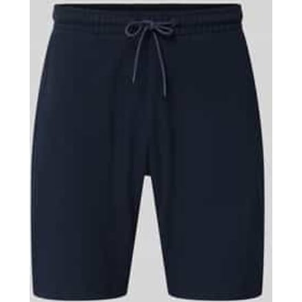 Sweatshorts van katoen met structuurpatroon
