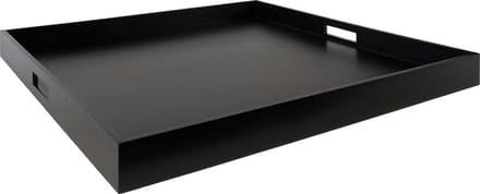 XLBoom Dienblad Zen Extra Large - In Hout - Zwart - 70 × 70 × 6 cm