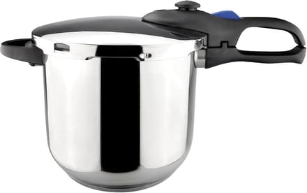 Snelkookpan 8 liter RVS met Drieledige Bodem geschikt voor Inductie