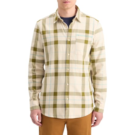 Scotch & Soda Herringbone Check Shirt Beige Check Size: S | Casual Shirts Outlet | Heren | Beige