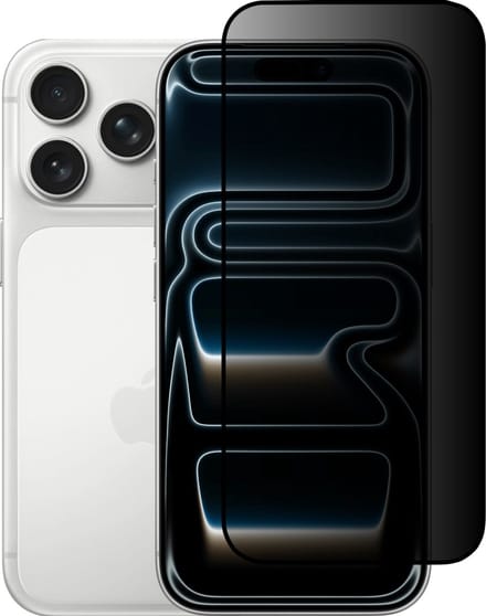 Privacy Screenprotector Geschikt Voor iPhone 17 Pro Max - Volledige Beschermglas - PREMIUM Tempered Glass - 1 stuk