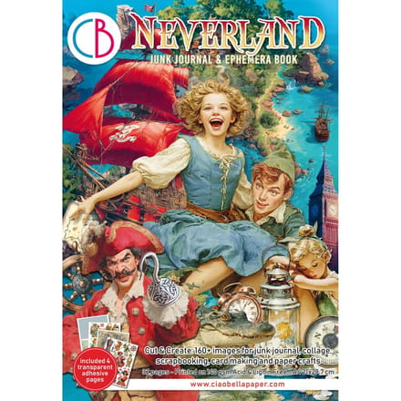 Junk Journal & Ephemera Book "Neverland"
