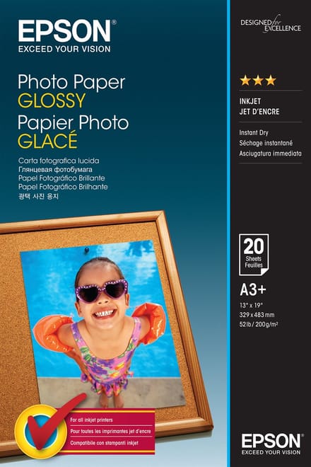 Epson - Glossy photo paper - A3 plus