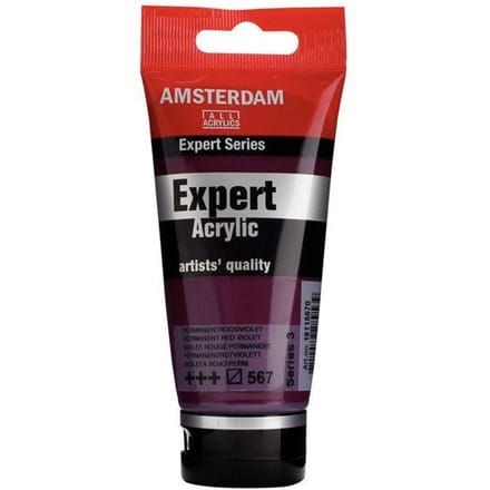 Amsterdam Expert Series Acrylverf - 75 ml - Permanentroodviolet 567   8712079289539   Verf