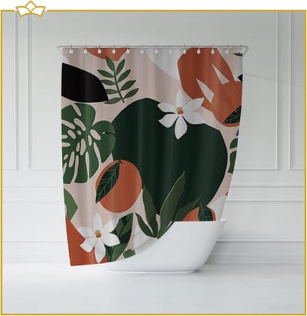 ATTREZZO® Douchegordijn Lisa - 150x180 cm