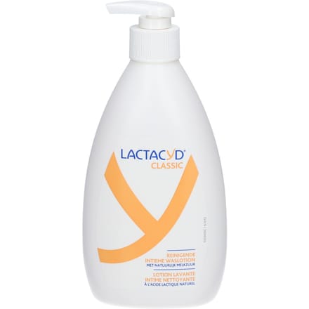 Lactacyd Classic - Intieme Waslotion - Reinigend - Met Natuurlijk Melkzuur - 400 ml