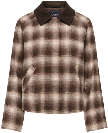 ONLY - ONLKINE CHECKED CORD JACKET CC OTW - Meisjes - Gewatteerde jassen