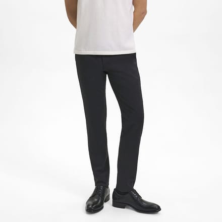 Klassieke traveller pantalon slim fit | Antraciet | maat 50
