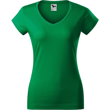 Dames-T-shirt met V-hals Malfini 162