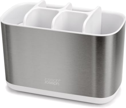 EasyStore Steel Tandenborstelorganiser Groot - Wit - Joseph Joseph