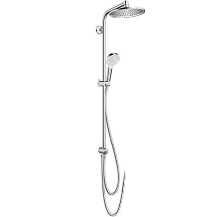 Hansgrohe Crometta s Showerpipe - 240 - 1jet - ecosmart Reno - hoogglans chroom
