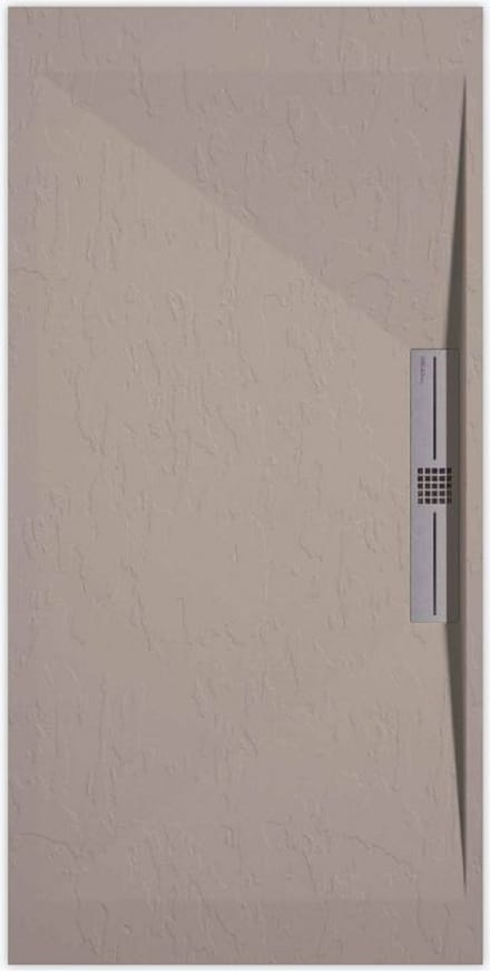Sanifun douchebak Stone Side Sand Slate 900 x 700 S