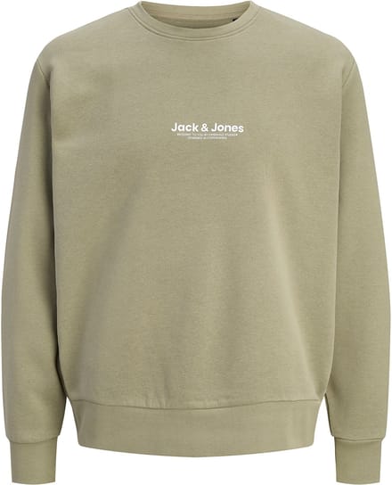 Jack & Jones - Heren Sweaters Vesterbro Sweat Crew Neck - Groen - Maat M