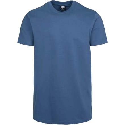 Urban Classics - Basic Heren T-shirt - M - Blauw