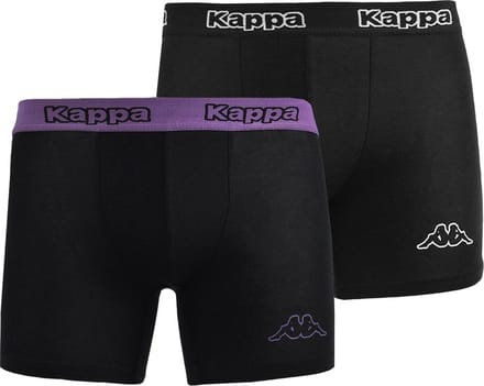 Kappa - Boxer 2 Pack - Zwart - Heren - maat  L