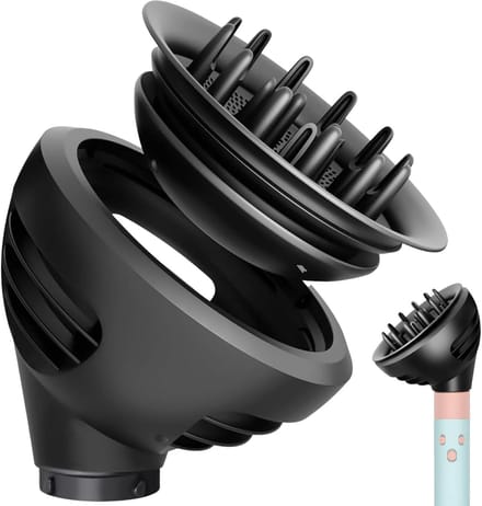 PromoHome Wave & Curl Diffuser geschikt voor HS05 HS01 HS08- Magnetische Verbinding, Twee Luchtstroommodi.
