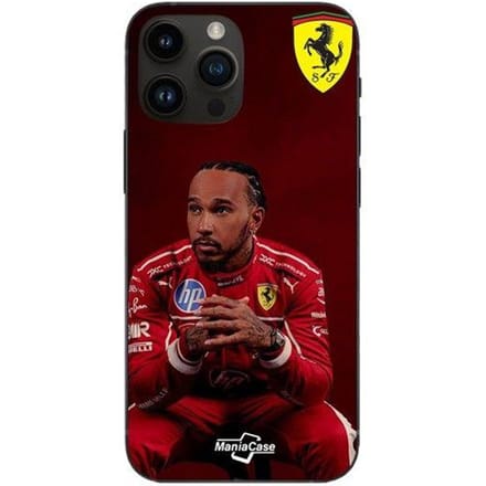 Coque de téléphone - Scuderia Ferrari - Iphone 12 Pro - Souple - Silicone - Noir zwart