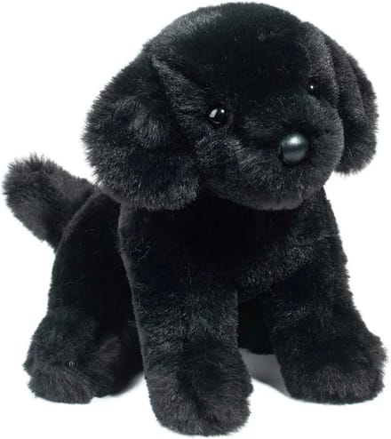 Pluchen Zwarte Labrador Knuffel Hond Mini – Zeer Zacht en Zittend Model