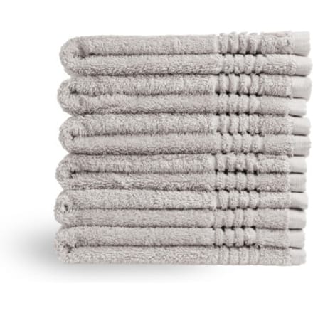 PHLOX Supreme Gastendoekjes 30x50 - set van 6 - Zware kwaliteit 600 g/m2 - Lichtgrijs